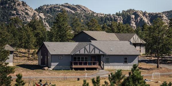 cabins at KMC's upper camp